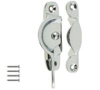 Eai Narrow Fitch Pattern Sash Window Fastener - 63mm - Polished Chrome