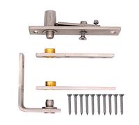 EAI Pivot Hinge Set, Stainless Steel, Heavy Duty, 130mm x 25mm | Ideal for 2 Way Swing Doors up to 80kg, Rust Proof, Concealed Fitting, Fixings Included