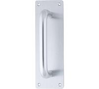Eai Pull Handle On Plate 150X19mm Pull On 225X75X3mm Plate - Saa Satin Aluminium