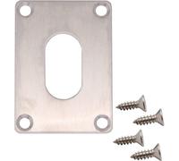 Eai - Repair Escutcheon Large Screw Fixed - Sus304 - Oval - 65X47X1.2mm - Satin Stainless