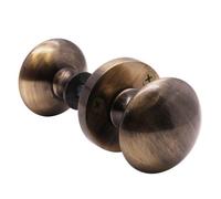 Eai - Rim Knob Set Victorian - Antique Brass