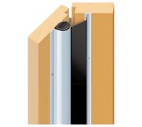 EAI Roller Finger Protector Door Hinge Edge Guard Classroom Door Professional Fir Fd30 Fd60 1925mm Saa/black