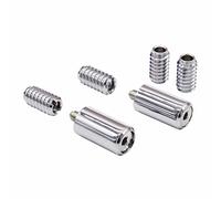 EAI Sash Window Stop for Security and Ventilation | Polished Chrome | Pack of 2 Stops