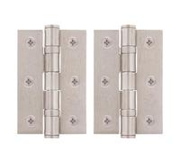 EAI Satin Nickel Door Hinges, 76mm / 3 Inch, 1 Pair Fir