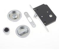 Eai - Sliding Door Bathroom Mortice Lock - Satin Chrome