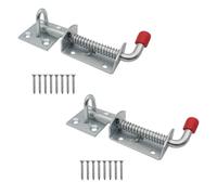 EAI Spring Loaded Animal Bolt - Heavy Duty | 228mm / 9 Inch Spring Loaded Bolt for Doors, Gates, Stables & More - Pack of 2