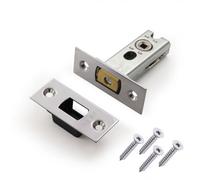 Eai Tubular Bathroom Deadbolt - 76mm Case - 57mm Backset - Polished Chrome