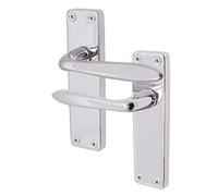 EAI Victorian Lever Latch Handle for Internal Doors Polished Chrome 155 x 41mm