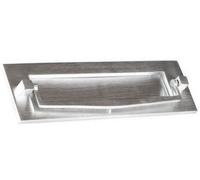 Eai Victorian Satin Chrome Letter Plate / Box Postal Knocker - 250X76mm - Satin Chrome
