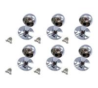 Eai - Wardrobe Rail - Drop End Bracket - Suit 25mm Diameter Rail - Polished Chrome - Pack Of 6