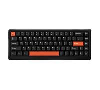 EajhRYKbG 65 Percent ANSI US Layout Tray Mounted Wired Hall Effect Magnetic Mechanical Keyboard DKS SOCD RGB Backlight Compatible With HE68 Lite(Black Red)