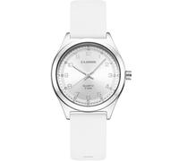 EAJOMIN Waterproof Analog Nurse Watch for Women Nurses, Nursing, Second Hand Easy to Read Comfortable Silicone Band Quartz Watches Gifts for Women (E1009 Silver White), E1009 silver white, Casual