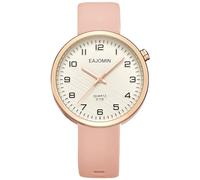 EAJOMIN Waterproof Analog Women's Watch for Nurses, Nursing, Lady,Students,with Easy Read Dial,Second Hand Soft Silicone Band Quartz Female Dress Wrist Watches, E718 pink