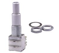 EAJORN 1 Piece Stacked Potentiometer B5K/B10K/B50K/B100K/B250K/B500K Stacked Double Concentric Potentiometer with Center Detent
