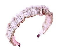 EAJORN Elegant Spring Headband Hair Hoop Lattice Pattern Decor Thin Brim Headpiece omen Hair Band Photoshoot Costume Props