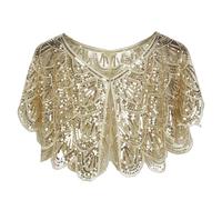 EAJORN Sequins Lace Shawls Palaces Styles Women Shawls Sunscreen Hollows Out Cloak Tippets for Travel and Shopping
