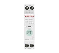 EAKCB-TM Intelligent Circuit Breaker 1P+N 63A Timer Power Energy kilowatt-Hour Voltage and Current Meter Protector Voice(6 Years)