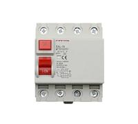EAL-18 4P 100/300mA Type A Electromagnetic Residual Current Circuit Breaker Differential Safety Switch(4p 25a,100mA)
