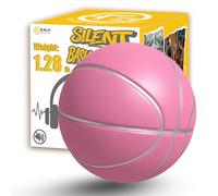 Ealacritas No.7 Real Basketball Weight Groove-Grip Airless Basketball | Non-Compressed Shipping | Professional PU Foam Ball, Ideal for Indoor Practice and Training (Pink, No.7)