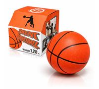 Ealacritas Size 7 Weighted Groove-Grip Silent Basketball | Non-Compressed Shipping | Professional PU Foam Ball, Ideal for Girls‘ Indoor Practice and Training(Orange, Size7, 1.28lb)