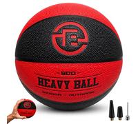Ealacritas Weighted Training Basketball Size 3 (2.0 lbs) - Small Ball Dribbling Trainer with Moisture Absorbing PU Leather, Outdoor Skill Training Ball, Includes Pump Needle (No Pump)