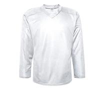 EALER H80 Series Blank Ice Hockey Practice Jersey for Men and Boy - Senior and Junior - Adult and Youth, White, 3X - S