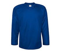 EALER H80 Series Blank Ice Hockey Practice Jersey for Men and Boy - Senior and Junior - Adult and Youth, Royal, S