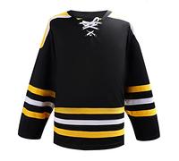 EALER H900 Series Ice Hockey League Team Color Blank Practice Jersey, E105#Black, L