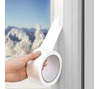 Ealing Tape for Windows 48mm/1.9 inches X 20m/66ft,Window Sealing Tape,Strong Sticky Gaffer Tape Water Resistance,for Wood, Plastic, Glass, Vinyl, Brick, Metal(White)