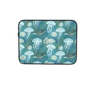 Ealistic Underwater Lifes Teal Laptop Sleeve Case Notebook Computer Pouch Tablet Briefcase Carrying Bag for Work 12 Inch