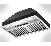 EALLMALL Range Hood Insert 36 Inch,950 CFM Range Hood Insert with Remote,4 Speed Vent Hood Insert, Gesture Sensing &Touch Insert Range Hood, Ducted/Ductless Hood Range Insert,Stainless Steel,EK22-E-36