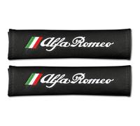 EALNXGOGV 2PCS Car Seat Belt Cover, for Alfa Romeo Giulia Stelvio 159 147 156 166 Giulietta Mito GT 4C Shoulder Strap Covers Seat Belt Shoulder Strap Protector Neck Shoulder Protect Accessories