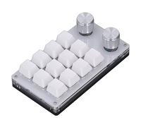 EALRIDV Short Cut Keyboard,12 Key Custom Keyboard,Mini Mechanical Keyboard,Compact Size,for Office, Game, Music, Media, Industrial Control, Laboratory, Production Line Testing