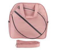 EALRIDV Tennis Pocket, Large Storage Space Tennis Racket Pocket, Practical Floor Hook Tennis Sports trucksack Women, Hard-Wearing Oxford Material for Leisure Tournament use (Pink)