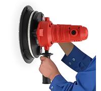 Ealtqund 1200W Drywall Sander with LED Light & Dust Extraction Ceiling & Wall Plaster Sanding Tool Adjustable Speed, Halo Lighting, Suspension System