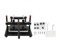 Ealtqund Leather Cutting Machine, 26x16cm Heavy Duty Leather Embossing Machine, Stainless Steel Metal Die Stamping Machine Dual Guide Shaft, Leather Die Cutting Machine Suitable for Foamed PVC/EVA, 0.