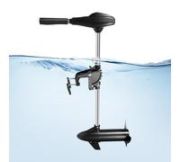 Ealtqund Outboard Motor 12V Electric Trolling Motor 58 LBS Thrust Outboard Engine 612W 5 Speed Marine Outboard for Fishing Boats & Inflatables (Max Thrust 300kg/661lbs) with Free Spare Propeller