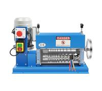 Ealtqund Wire Stripper Electric Wire Stripping Machine 370W Automatic Electric Scrap Wire Stripper Machine 11 Channels 10 Blades 1.5mm-38mm Cable Stripper Portable Powered Wire Stripper Machine Copper