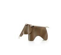 Eames Elephant Stool Clear Lacquered Walnut