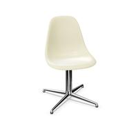 Eames Fiberglass DSL Dining Chair Parchment/ Chrome