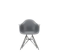 Eames Plastic Arm Chair DAR Chair Vitra Black - Granite grey