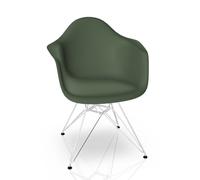 Eames Plastic Arm Chair DAR Chair Vitra Chrome - Forest