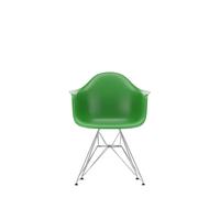 Eames Plastic Arm Chair DAR Chair Vitra Chrome - Green