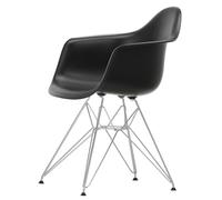Eames Plastic DAR Dining Chair Black/ Chrome