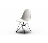 Eames Plastic Side Chair DSR Chair Vitra Black-White