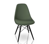 Eames Plastic Side Chair DSW Chair Vitra Maple black - forest