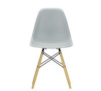 Eames Plastic Side Chair DSW Chair Vitra Maple yellowish-Light grey