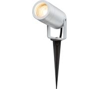 Eamon - 230V IP65 GU10 Polycarbonate Spike Light - White