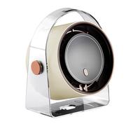 EAmrfvqt Desk Fan Small, USB Bladeless Desk Fan 100-Speed Grey Milk 16.5x13.5x9.5cm(Milk Color)