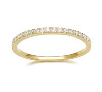 EAMTI 2mm 925 Sterling Silver Wedding Band Cubic Zirconia Half Eternity Stackable Engagement Ring Size 3-13, Metal, Cubic Zirconia